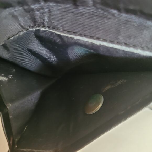 Dunhill Designer Mens Wallet Black Bifold Leather Folding Medium Logo Vintage - Picture 8 of 11